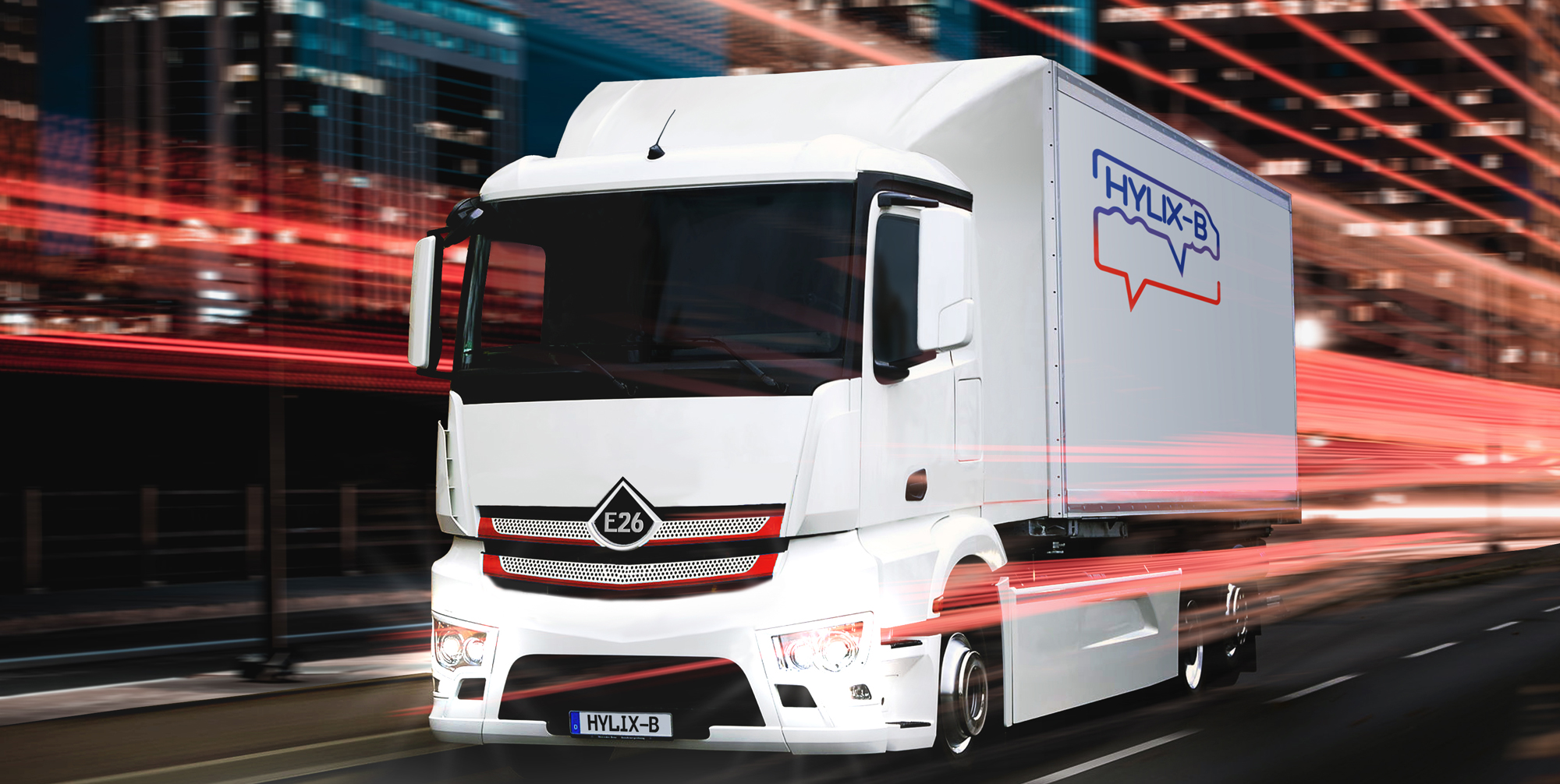 Wasserstoff-Lkw mit 26 Tonnen